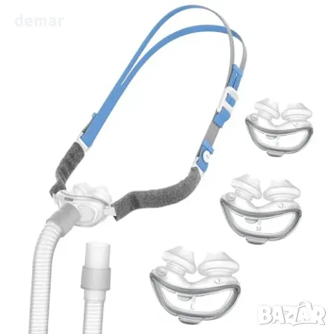 Комплект назални възглавнички BlessEase за CPAP AirFit P10 с 3 размера, снимка 2 - Медицински консумативи - 55829699