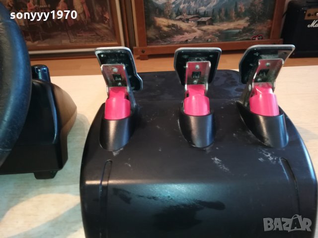 LOGITECH-ПЕДАЛИ И ВОЛАН 1102220933, снимка 6 - Аксесоари - 35749152