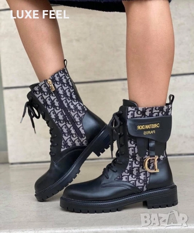 Дамски Боти - Естествена Кожа ⚜️Dior