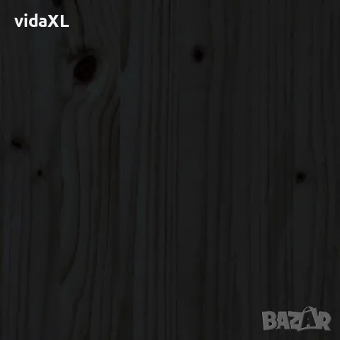 vidaXL Сайдборди, 2 бр, черни, 40x35x80 см, бор масив, снимка 9 - Бюфети - 56147965