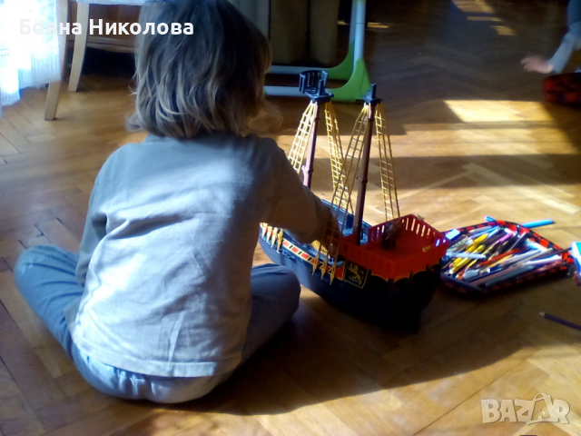 Голям пиратски кораб Плеймобил, Playmobil, снимка 10 - Коли, камиони, мотори, писти - 36156114