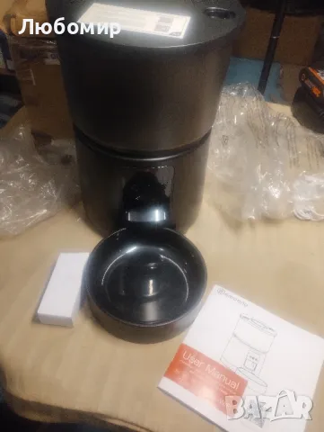 WiFi автоматична хранилка за котки - 2.4G/5G APP Control Дозатор за кучешка храна

, снимка 6 - Други стоки за животни - 47934726