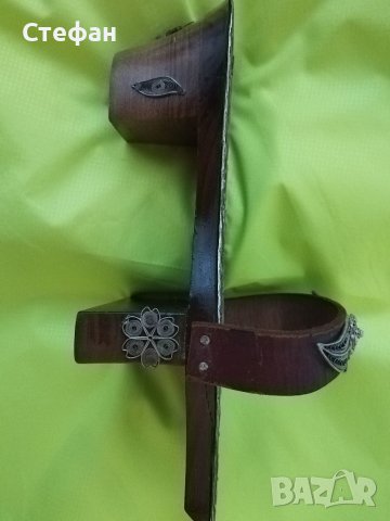 Стара сватбена обувка., снимка 3 - Антикварни и старинни предмети - 41788493