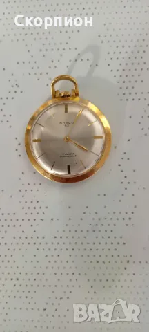 Швейцарски джобен часовник - ANKRA 53 - 17 JEWELS - SHOCKPOOF , снимка 12 - Джобни - 48835142