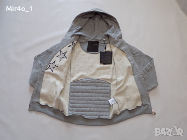 нов суитчър philipp plein худи горнище блуза фанела мъжки оригинален M, снимка 4 - Спортни дрехи, екипи - 44590138