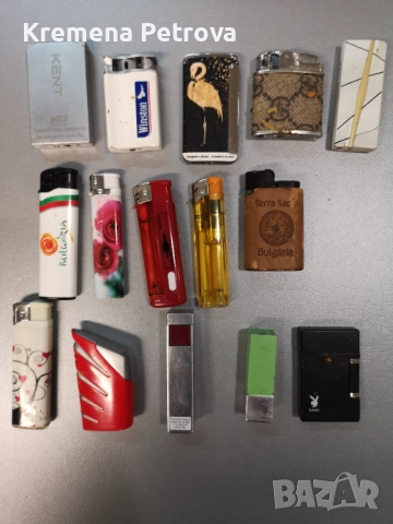 Комплект от 15 броя ретро колекционерски запалки