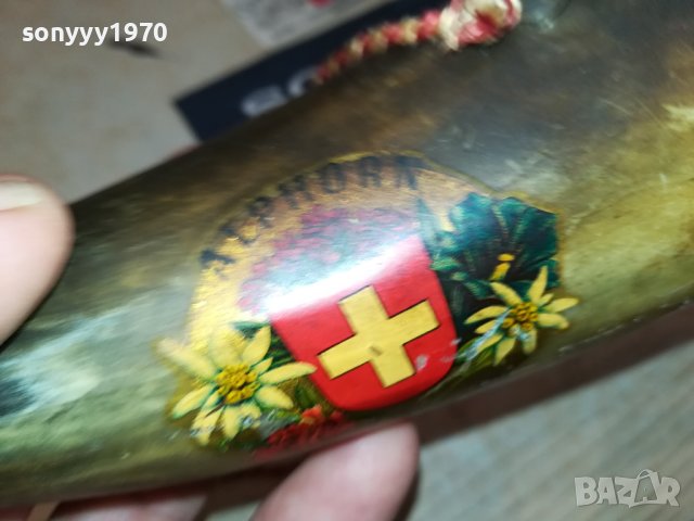 SWISS-РОГ ЗА КОЛЕКЦИЯ ДЕКОР СВИРКА 1708231500, снимка 2 - Антикварни и старинни предмети - 41884708