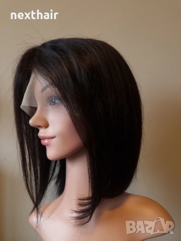 Нова естествена перука 30см. с дантела 13x4x1, снимка 1