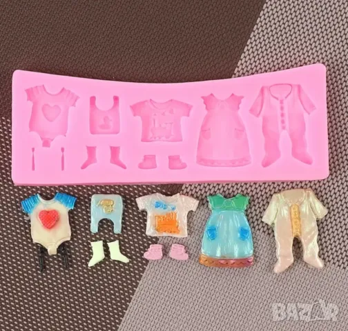 Молд бебешки неща, за пана и фондан , снимка 7 - Форми - 49497149