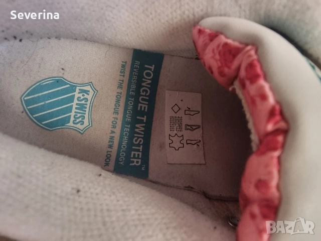 K-swiss Естествена кожа сникърси , снимка 5 - Дамски ежедневни обувки - 51752886