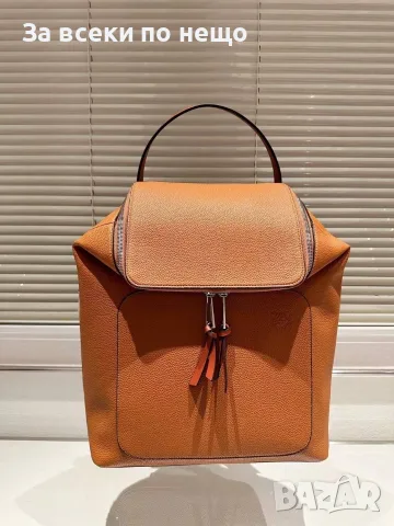 Loewe Луксозна Кафява Кожена Раница Код DST82