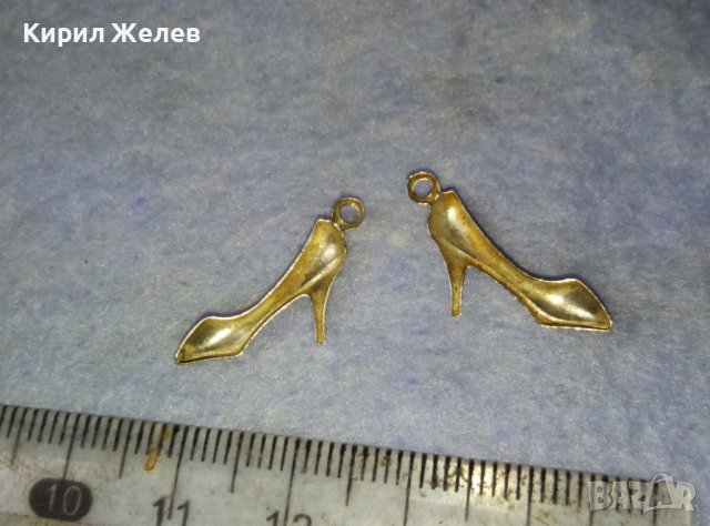 Две ЕЛЕГАНТНИ СРЕБЪРНИ ДАМСКИ ПАНТОФКИ ОБУВКИ - АРТ ВИСУЛКИ 40055, снимка 14 - Бижутерийни комплекти - 42380572