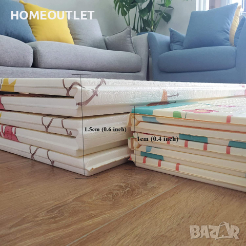 Постелка за игра / плеймат от пяна с две лица от пяна XF0310301X, снимка 8 - Други - 36337792