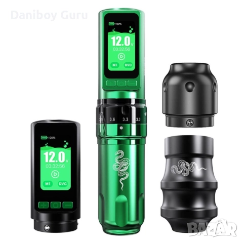 Безжична tatto професионална писалка за татуировки Dragonhawk Fold Pro Year of Snake Edition, снимка 2 - Друга електроника - 52823526