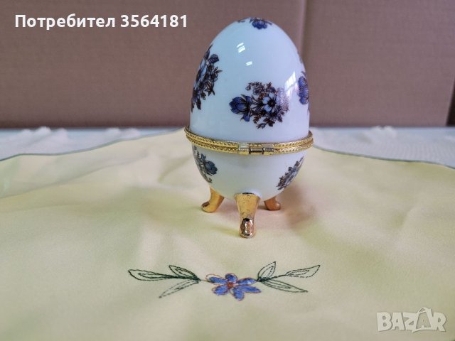 Порцеланова кутийка яйце, снимка 6 - Колекции - 40338545