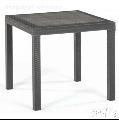 Маса ратан 80х80х75, снимка 1