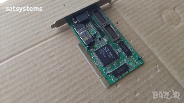 Видео карта S3 Trio64V+ V-PLUS 1MB PCI, снимка 4 - Видеокарти - 40461808