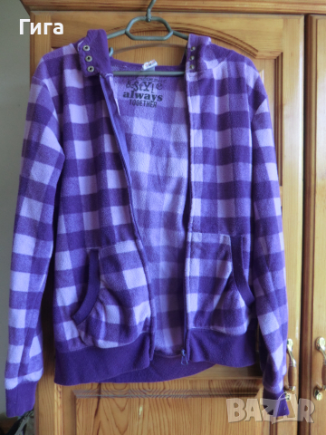 Лилав полар, снимка 2 - Суичъри - 36455053