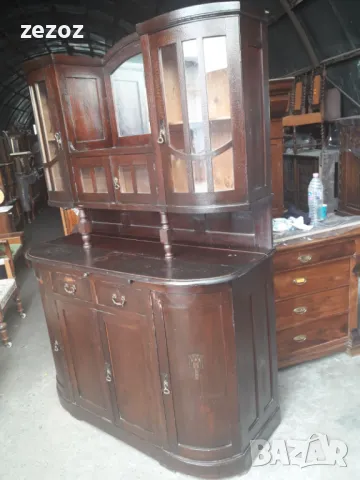 Шкаф-антикварен-№135, снимка 2 - Шкафове - 49436374