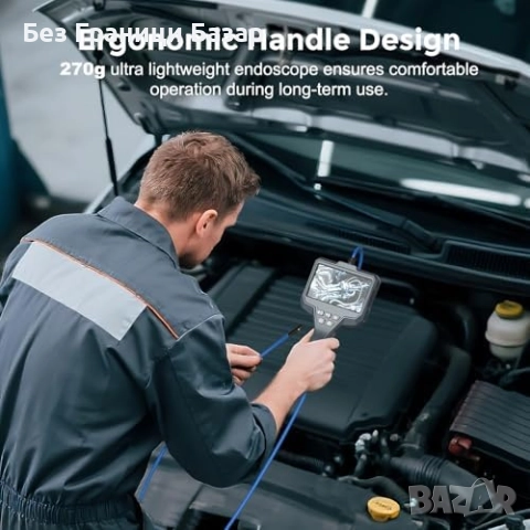 Нова HD ендоскоп камера с двойна леща, 4.3" IPS дисплей и 3.5 м кабел, снимка 5 - Друга електроника - 52272947