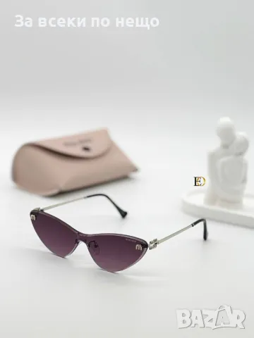 Miu Miu Слънчеви Очила С UV400 Защита С ПОДАРЪК🎁 Калъф Миу Миу - Налични Различни Цветове Код D2319, снимка 3 - Слънчеви и диоптрични очила - 49592663