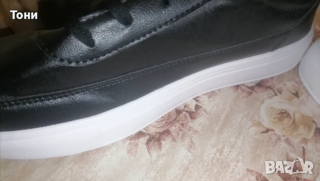Нови Кожени Мъжки Маратонки 45, снимка 8 - Маратонки - 52793303