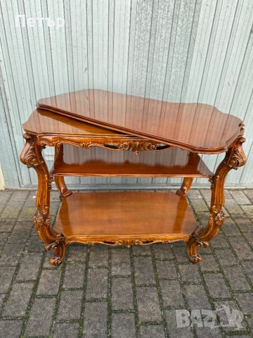 Барокова конзолна маса, снимка 2 - Антикварни и старинни предмети - 50693744