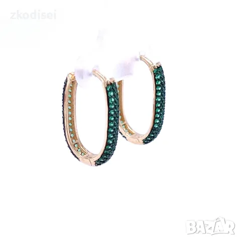 Златни обеци 3,17гр.14кр. проба:585 модел:26678-3, снимка 3 - Обеци - 48186371