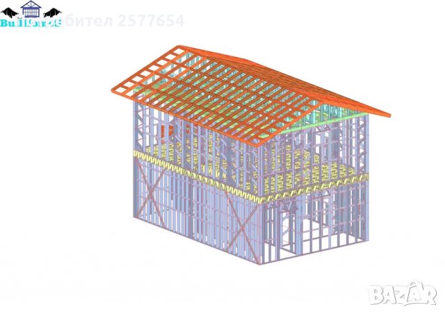 Къща,Преместваема къща,Сглобяеми къщи,Модулни,Жилищни-102,6м², снимка 2 - Строителни материали - 44147161
