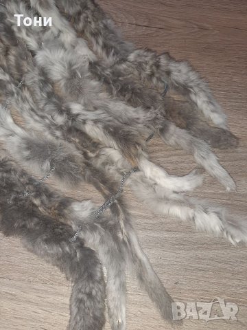 Шал естествен косъм заек, снимка 5 - Шалове - 34404840