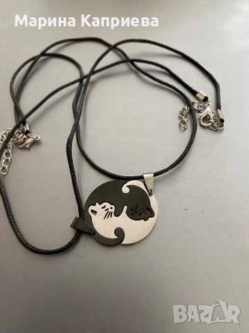 Колие "Best Friends" - Котенца или за него и нея #K-64, снимка 5 - Други - 39545977