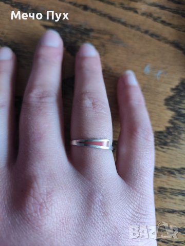 Сребърен пръстен (109), снимка 2 - Пръстени - 39893129