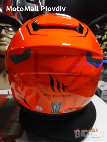 каска MT Helmets каска ATOM SV модуларна мото каска тъмни очила, снимка 4 - Аксесоари и консумативи - 49176463