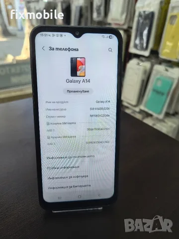 Samsung Galaxy A14 128GB Black , снимка 5 - Samsung - 56360165