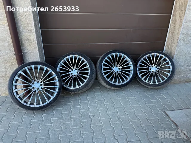 BMW X5 X6 оригинални джанти Breyton Race LS2 22 цола спорт пакет с гуми Continental Sport Contact 7