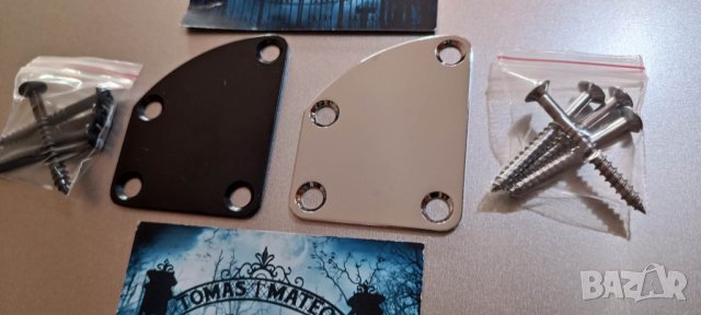 Сontoured Guitar and Bass Neck Plate -2 цвята, снимка 3 - Китари - 39724313