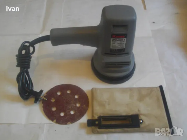 250 вата ф125мм Немски професионален KRESS ЕЛЕКТРИЧЕСКИ КРЪГЪЛ ЕКСЦЕНТЪР ВИБРОШШЛАЙФ Почти нов торба, снимка 8 - Други инструменти - 47758993