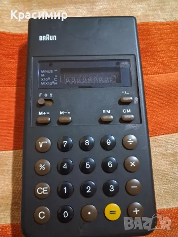 калкулатор Braun Control ET23 (Type 4955), снимка 3 - Друга електроника - 55964351