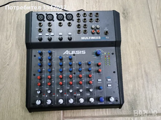 пулт Alesis multi mix 8, снимка 2 - Ресийвъри, усилватели, смесителни пултове - 48369564