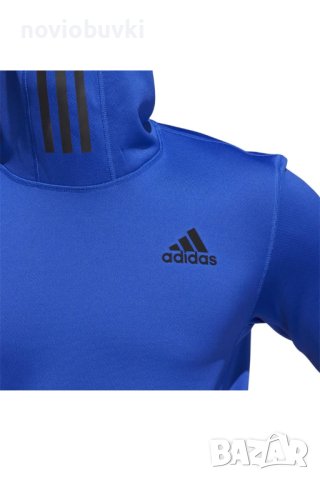 ✅НОВ ОРИГИНАЛЕН Мъжки суичер/суитшърт с качулка Adidas - S/M/XL/2XL, снимка 4 - Спортни дрехи, екипи - 42067345