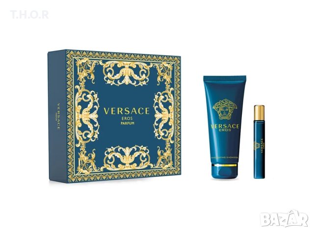 Versace Eros 10ml EDP / 125ml shower gel ОРИГИНАЛ мъжка козметика, снимка 4 - Мъжки парфюми - 40456145