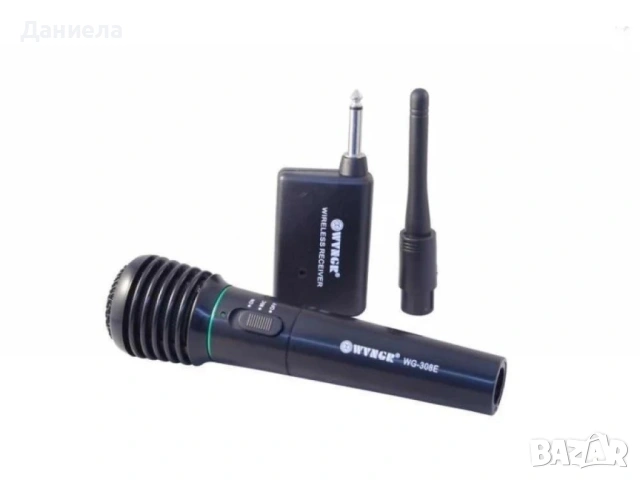Безжичен микрофон WG-308E, снимка 3 - Микрофони - 53783115