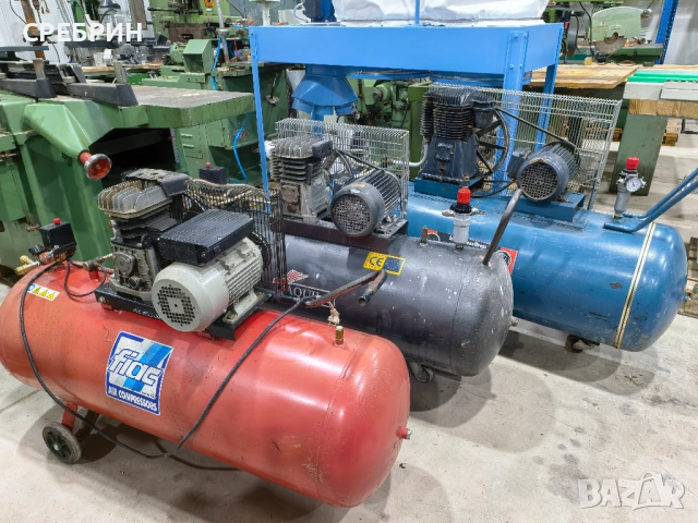 Компресор 200 лт 2,2 кв 375 лт в минута. , снимка 7 - Други машини и части - 52645783