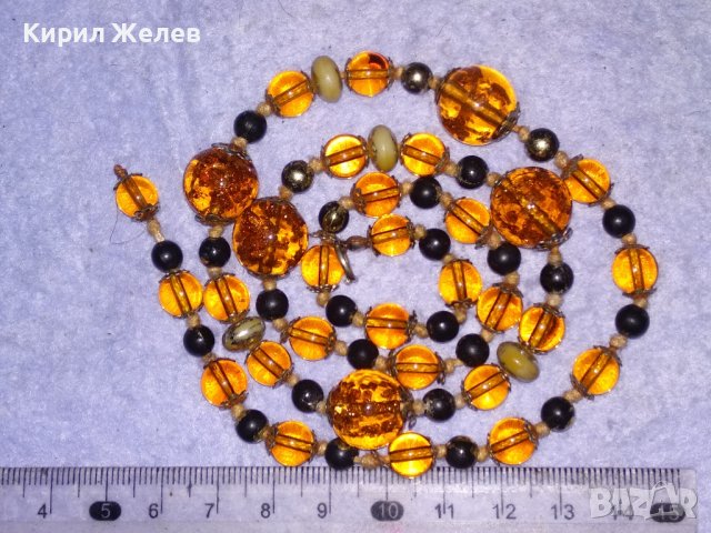 РАЗКОШЕН РЕТРО СТАР ГЕРДАН ОГЪРЛИЦА от ЦВЕТНО РЪЧНА МАЙСТОРСКА ИЗРАБОТКА СТЪКЛО 24453, снимка 9 - Антикварни и старинни предмети - 41389379