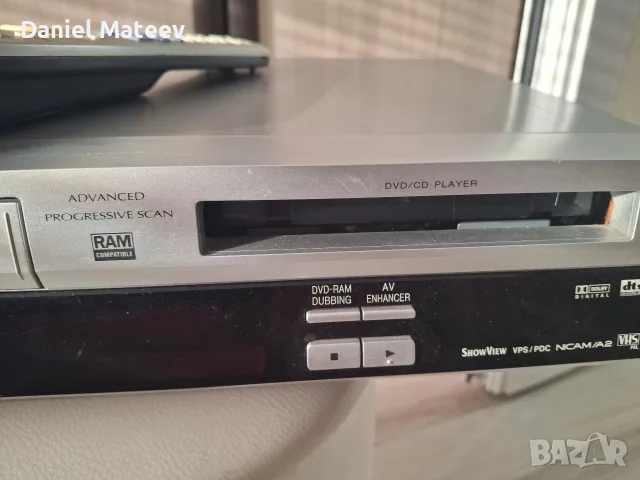 комбинирано видео с DVD , снимка 4 - Плейъри, домашно кино, прожектори - 56246093