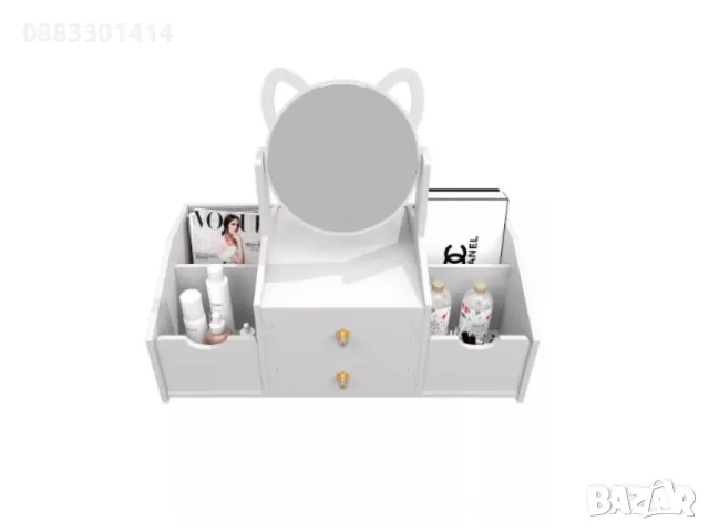 Органайзер за гримове и козметика Cat mirror, снимка 5 - Други стоки за дома - 47445120