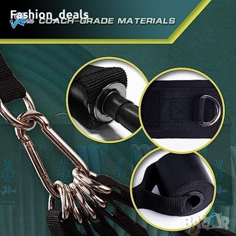 Нов Комплект тренировъчни ленти за фитнес/ Мъже Жени Спорт, снимка 2 - Фитнес уреди - 41327030