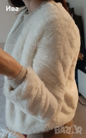 Пухено горнище, снимка 4 - Якета - 53115537