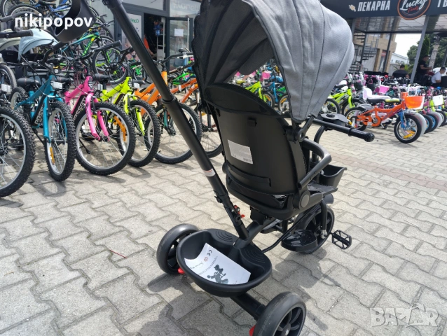 BYOX Детска триколка SUMMER сив, снимка 7 - Детски велосипеди, триколки и коли - 53564573