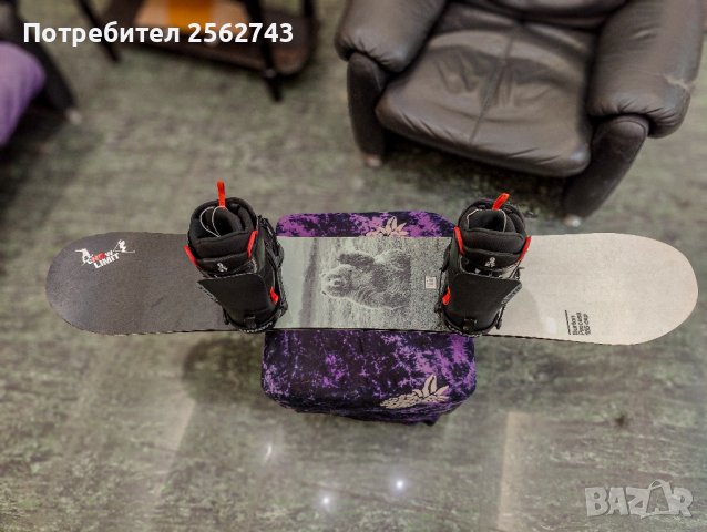 snowboard burton + обувки  Burton + чисто нови автомати STR, снимка 7 - Зимни спортове - 44475363